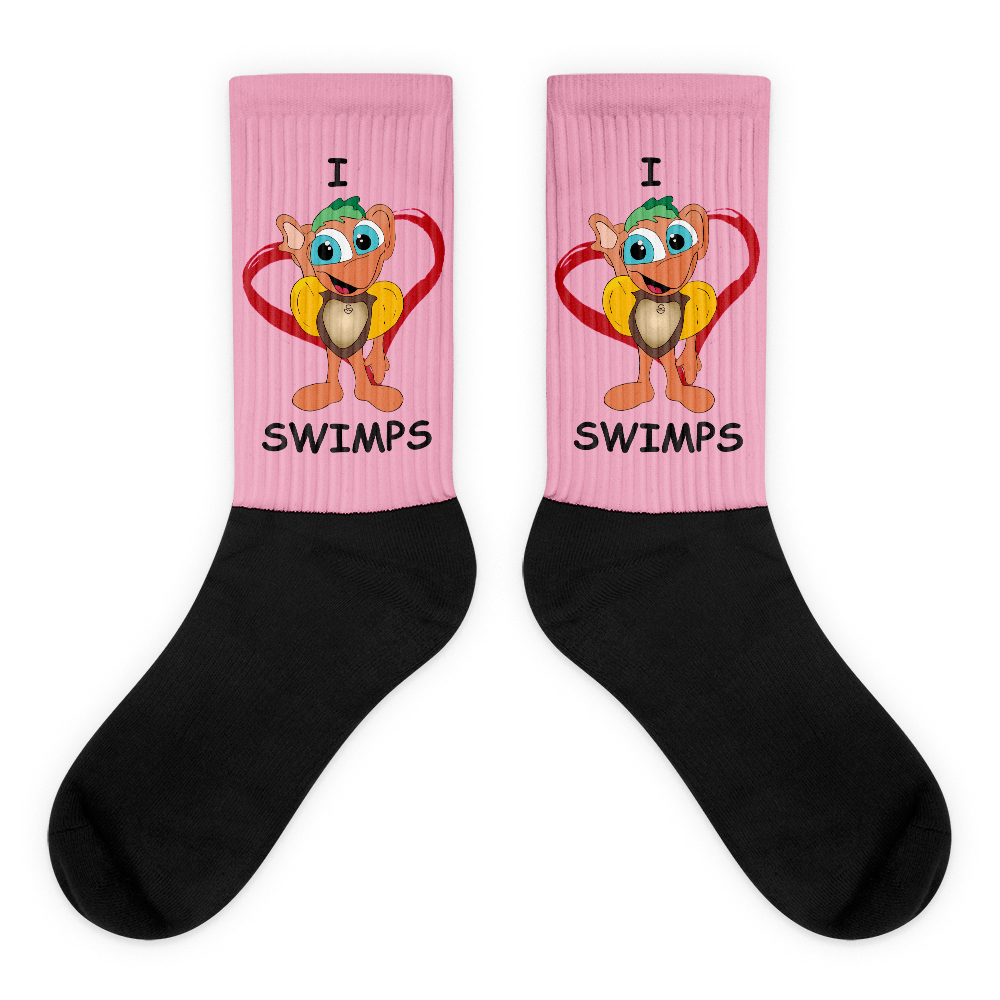 I Heart Swimps Socks! - Happy Fun Store  
