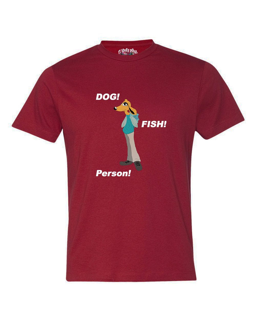 Dog Fish Person Unisex-T – Happy Fun Store