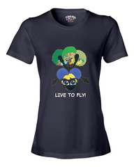 LIVE TO FLY - Women's T - Happy Fun Store  
 - 6