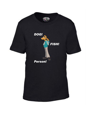Youth Dog Fish Person Kids T