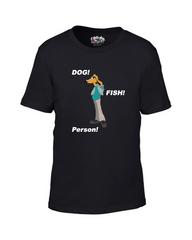 Youth Dog Fish Person Kids T - Happy Fun Store  
 - 1
