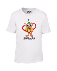 I Love Swimps - Kids T - Happy Fun Store  
 - 1