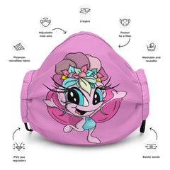 Pink Swimp Face Mask