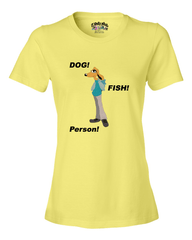 Dog Fish Person Women's T - Happy Fun Store  
 - 5