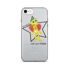 Fly with luv luv power Iphone case