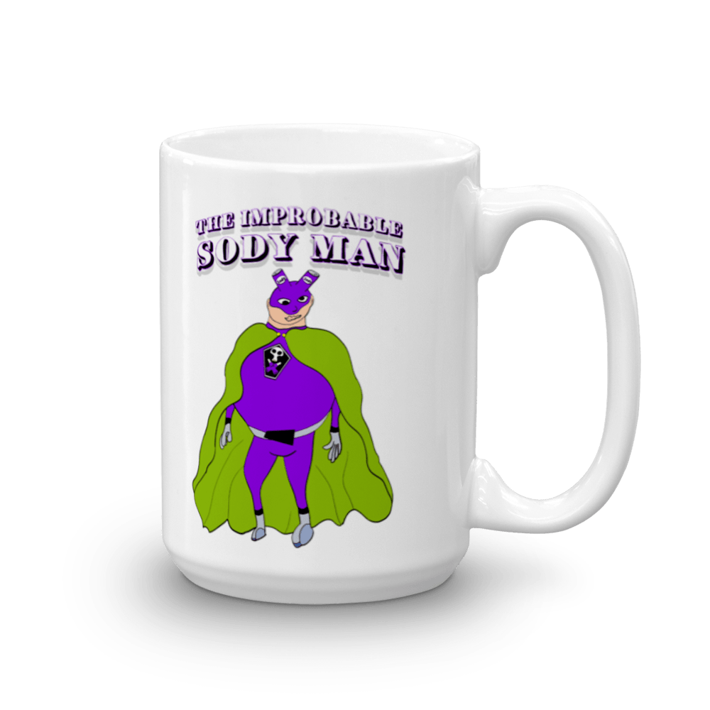 The Improbable Sody Man Mug! - Happy Fun Store  
 - 1