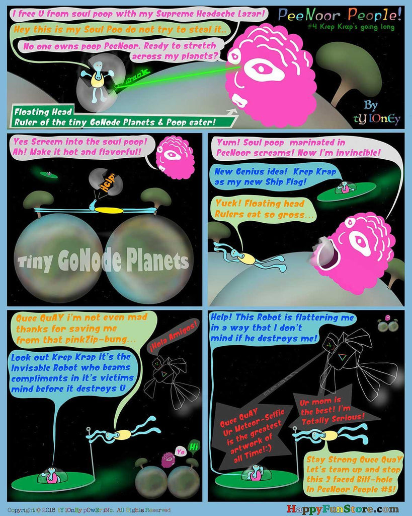 PeeNoor People #4 Poster - Happy Fun Store  
