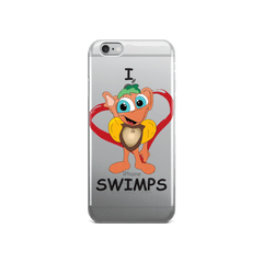 I Heart Swimps Iphone case - Happy Fun Store  
 - 1