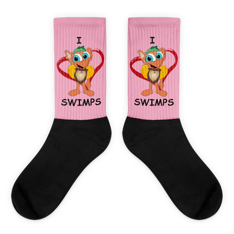 I Heart Swimps Socks!