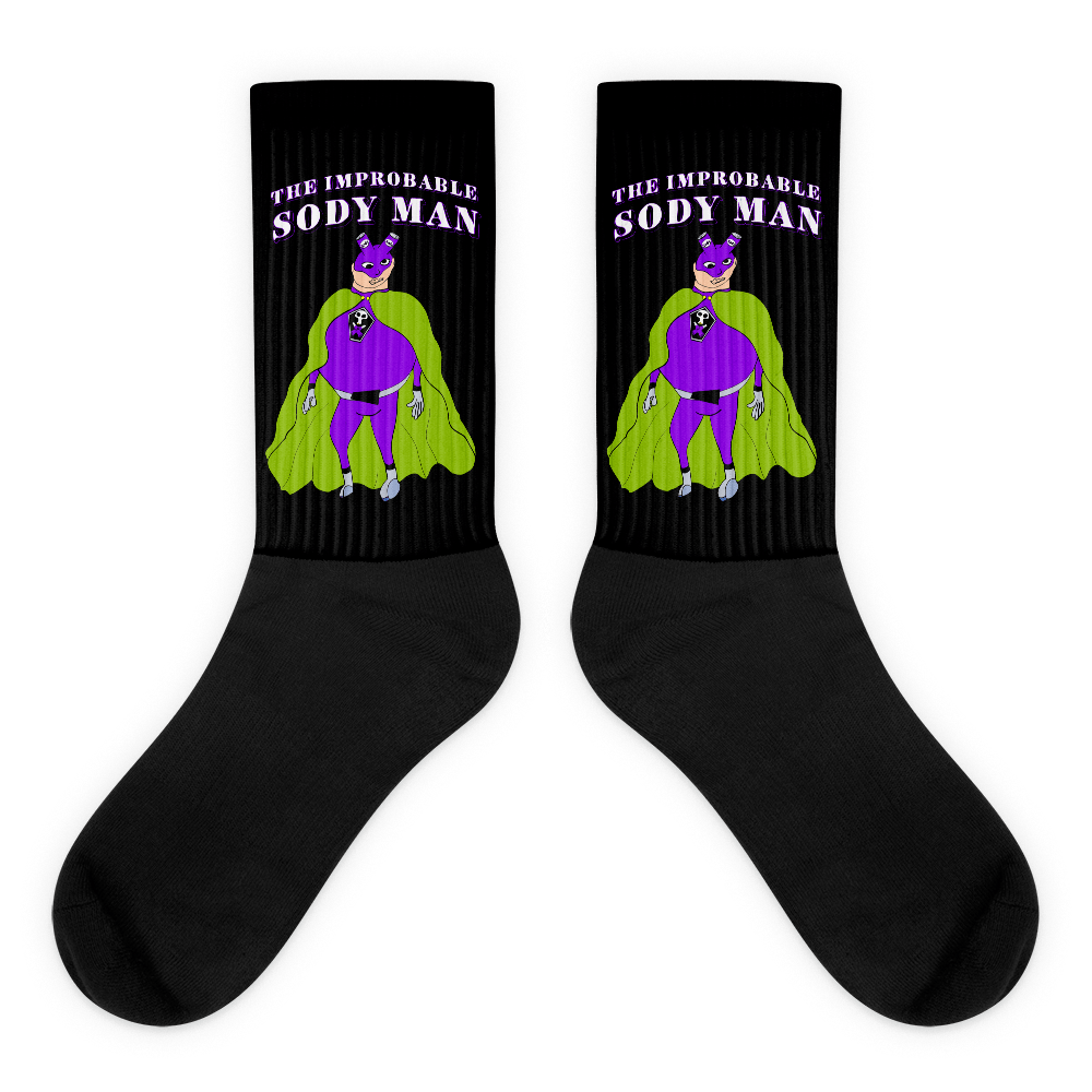 Sody Man Socks! - Happy Fun Store  
